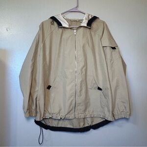Middlebrook Park Women's Outdoor BeigeCollared Jacket Zip‎ Up Pockets Size Med